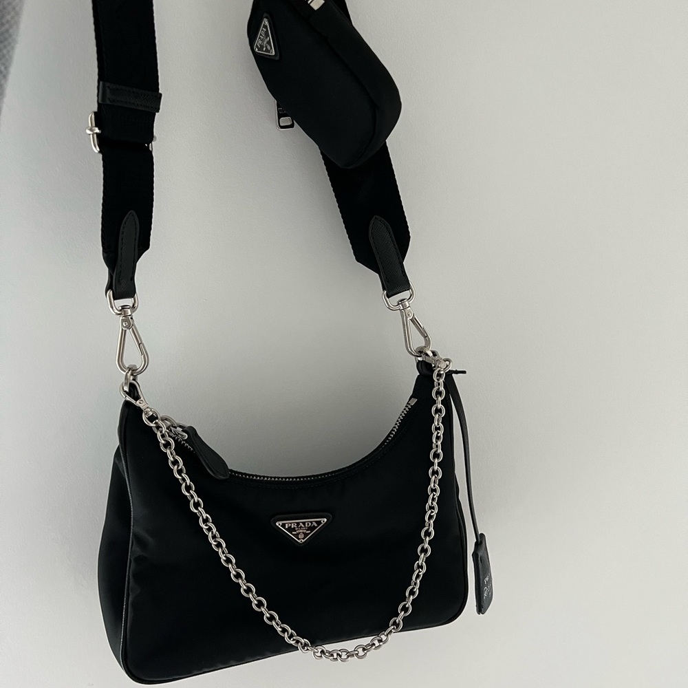 PRADA BLACK RE-EDITION 2005 BAG